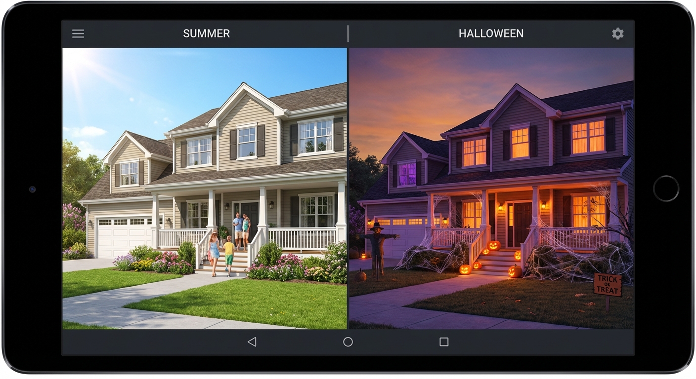 Advanced AI landscape prompt editor interface