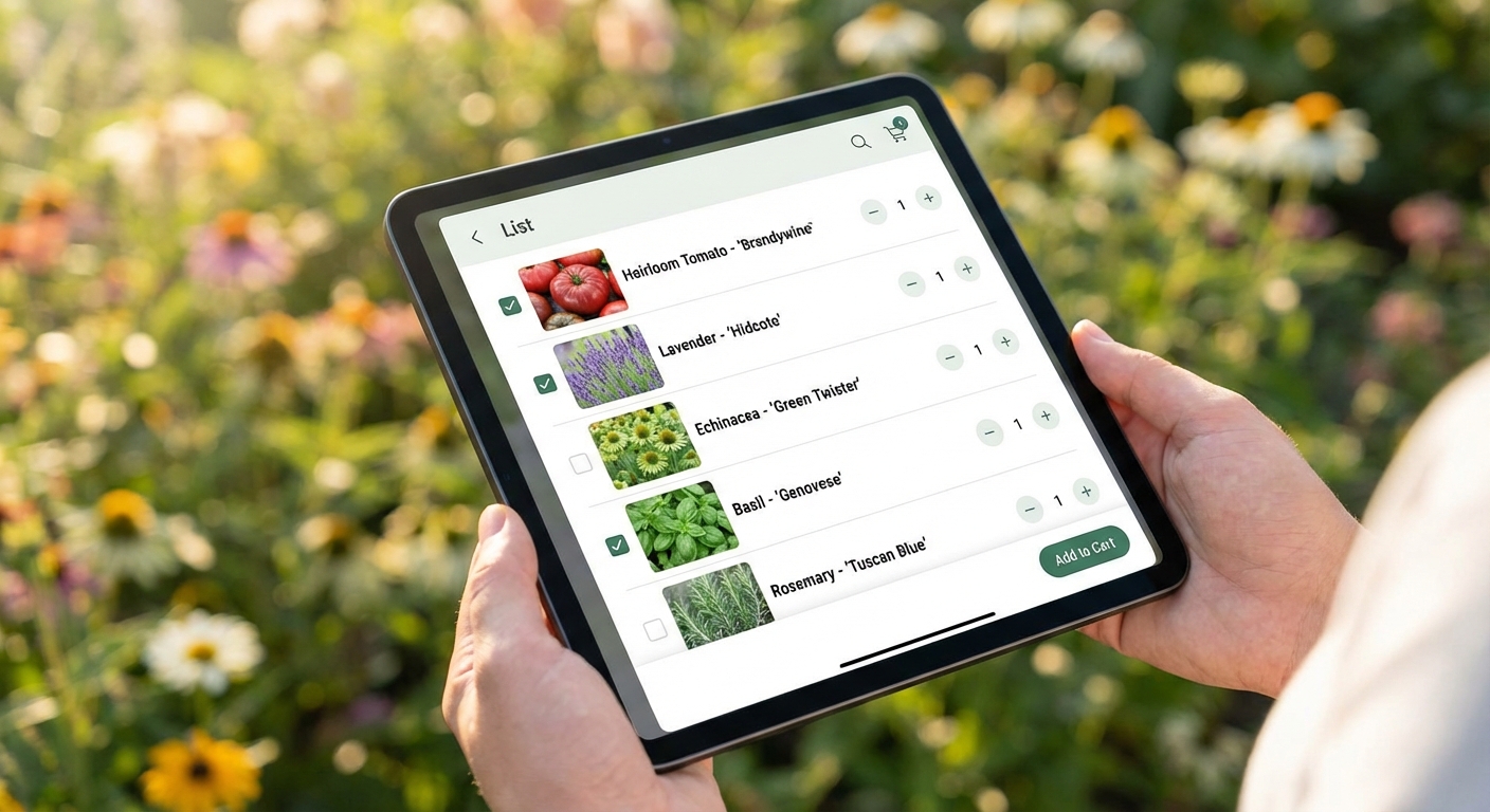 Planting Guide - AI garden design step